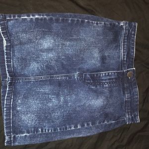 Blue Denim American Eagle skirt